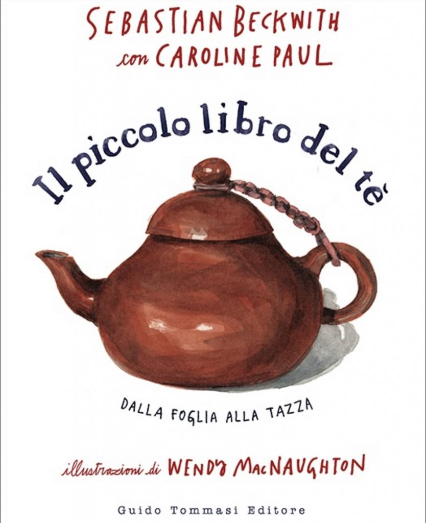 La copertina di “Il piccolo libro del tè”, Guido Tommasi editore.