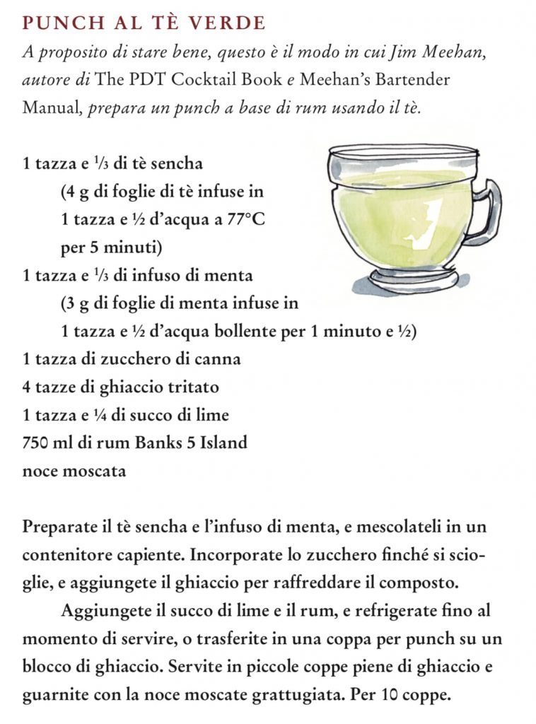La ricetta del Punch al tè verde